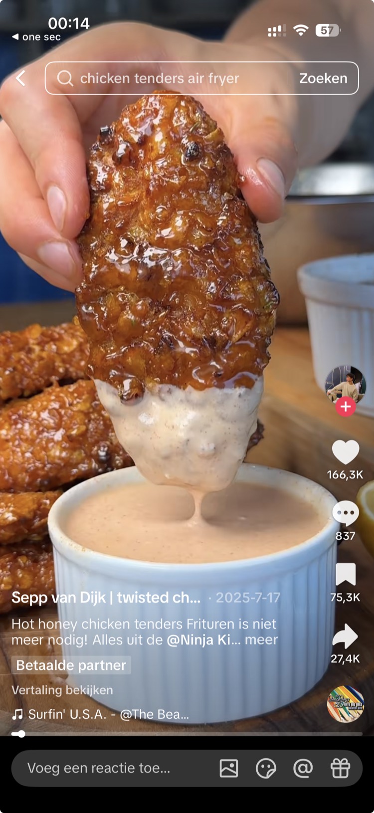 TikTok recept: Hot honey chicken tenders